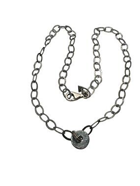Silpada 925 Sterling Silver Link Pendant Necklace N1665 Retired HTF RARE